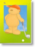 Golfing Bear