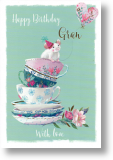 A Friend For Tea, Grandma Birthday Card