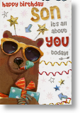 All About You, Son Birthday Card