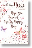 Butterfly Dreams, Niece Birthday Card