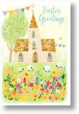 Church, Small Easter Card