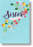 Fabulous, Sister Birthday Card