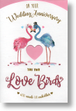 Love Birds, Anniversary Card