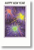 Fireworks, New Year Card