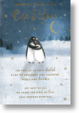 Penguin Couple, One I Love Christmas Card