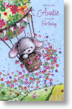 Balloon Ride, Auntie Birthday Card