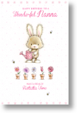 Bonny Bunny, Nanna Birthday Card