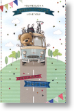 Campervan Ted, Uncle Birthday Card