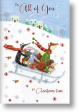 Sledging, Cute To All of You Christmas Card