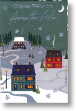 Snowy Houses, Across the Miles Christmas Card