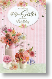 Summer Bouquet, Sister Birthday Card