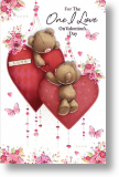 Bears & Hearts, Cute Valentine's Day Card