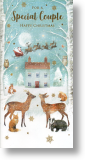 Winter Magic, Cute Special Couple Christmas Card