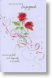 Entwined Roses, Engagement Card