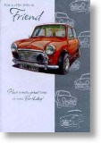 Classic Mini, Birthday Card for Him