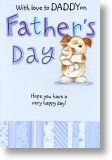 Cuddles, Daddy Father's Day Card