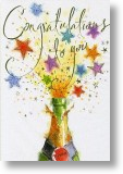 Bottle, Congratulations Card