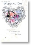 Floral Heart, Wedding Day Card