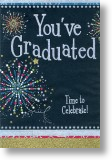 Fireworks, Graduation Congratulation Card