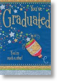 Party Popper, Graduation Congratulation Card