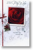 Berries & Roses, Wife Christmas Card