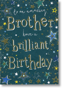 Amazing Brother, Brother Birthday Card