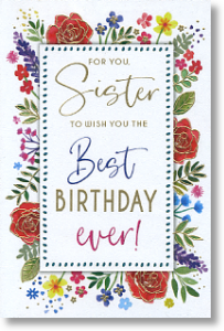 Beautiful Things, Sister Birthday Card