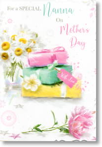 Daisies and Gifts, Nanna Mother's Day Card