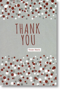 Dotty, Thank You Card