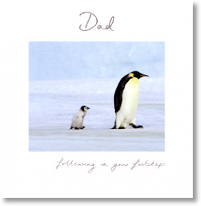 Footsteps, Dad Father's Day Card