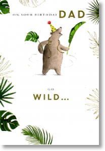 Go Wild, Dad Birthday Card