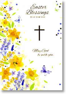 God Be With You, Religious Easter Card