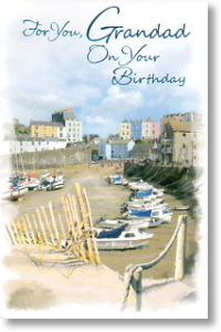 Harbour, Grandad Birthday Card