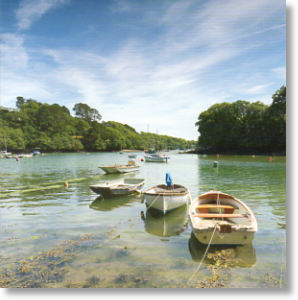 Helford River, Scenic Blank Card