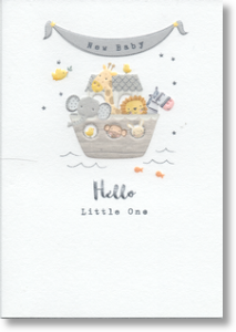 Hello Little One, New Baby Card