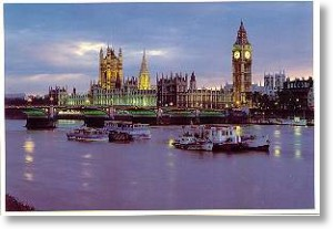 Parliament Buildings, London Postcards