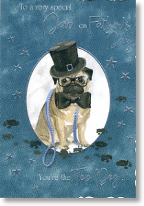 Dapper Dog, Father's Day Card