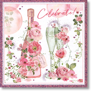 Pink Fizz, Blank Card