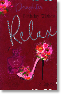 Relax, Daughter Birthday Card