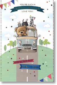 Campervan Ted, Uncle Birthday Card