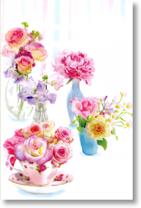 Roses and Sweet Peas