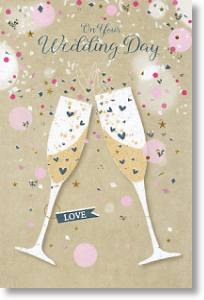 A Toast, Wedding Day Card