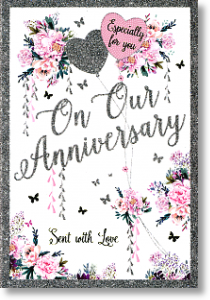 Sent With Love, Our Anniversary Card