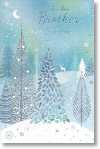 Silver Trees, Brother Christmas Card