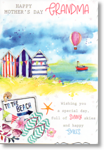 To the Beach, Grandma Mother's Day Card