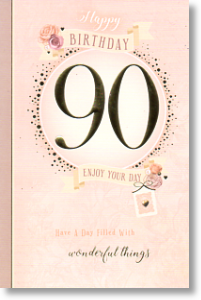 Wonderful Things, 90th Birthday Card