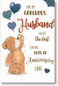 You're the Best, Cute Anniversary Card for Husband