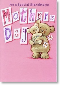 Bear Hug, Grandma Mother's Day Card