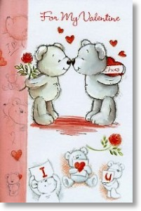 Chocolates and Roses, Cute Valentine's Day Card