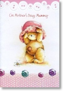 Buttons & Flowers, Mummy Mother's Day Card